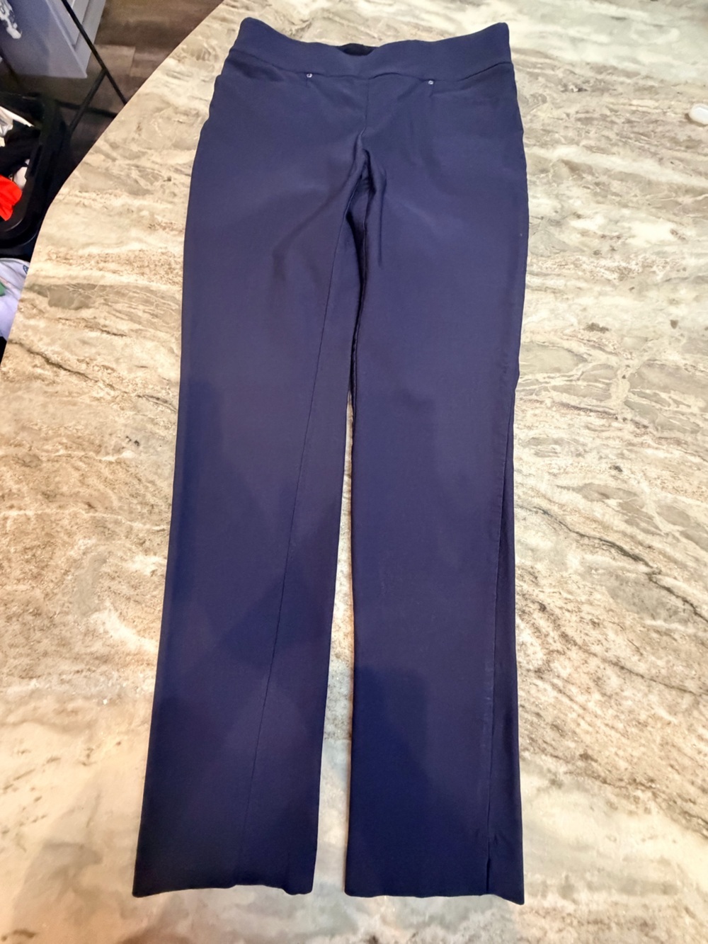 PGA TOUR Navy Golf Pants Women’s Medium Straight Leg Performance Slacks